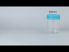 Custom PET Cosmetic Cream Jar with Screw Cap