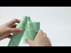 Groothandel lege plastic cosmetische flessen 80ml, 100ml, 120ml, 150ml platte schouder lotion pomp flessen