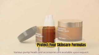 Amber PET cosmetische flessenset Fabrikant | Spray, lotion, tonerfles en zalfpotje | OEM-verpakking