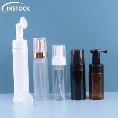 Fles met bevroren schuimpomp 100 ml-250 ml PET-plastic schuimende gezichtsreinigingsfles