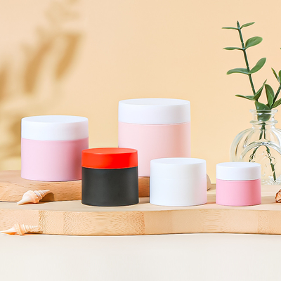 milieuvriendelijke PP-plastic cosmetische potten aanpasbare verpakkingen voor huidverzorging
