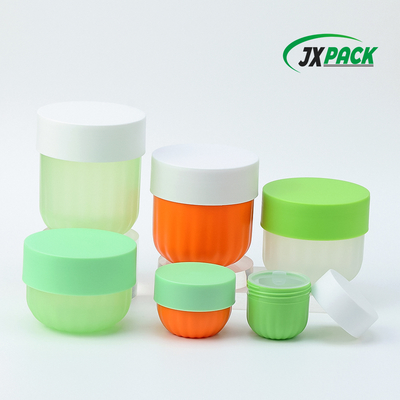PP-plastic cosmetische crème pot met schroefdop
