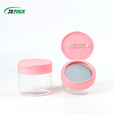 PET transparante plastic make-up remover potjes, cosmetische crème potjes