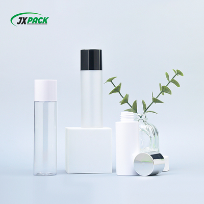Persoonlijke PET cosmetische fles 100 ml-150 ml met draaiende dop