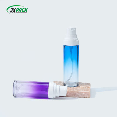 Gradieuze PET-cosmetische fles voor voedingsmiddelen met drukpompkop voor vloeibare schoonheidsproducten